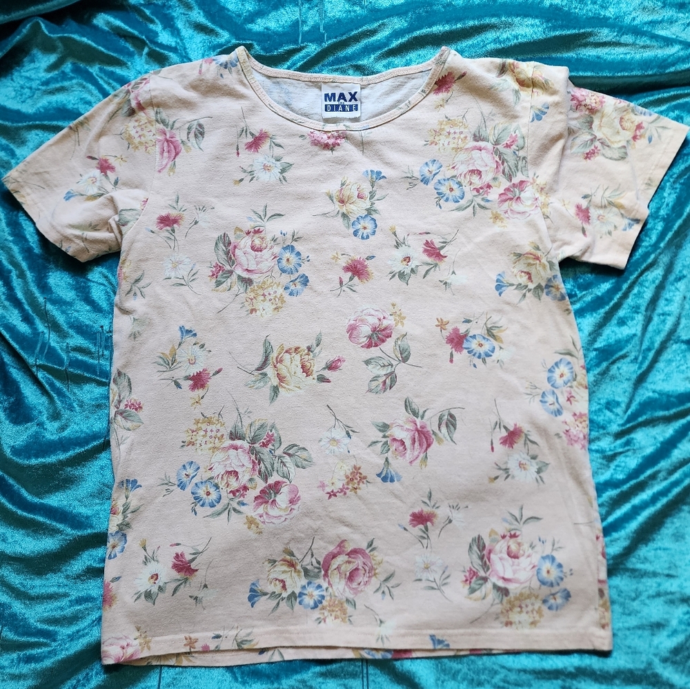 Max and Diane vintage floral shirt- small
